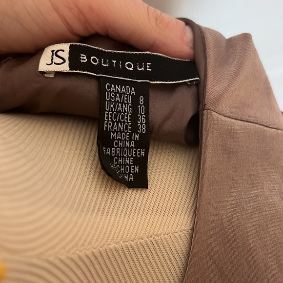 JS Boutique Metallic Cocktail Dress - Picture 4 of 4